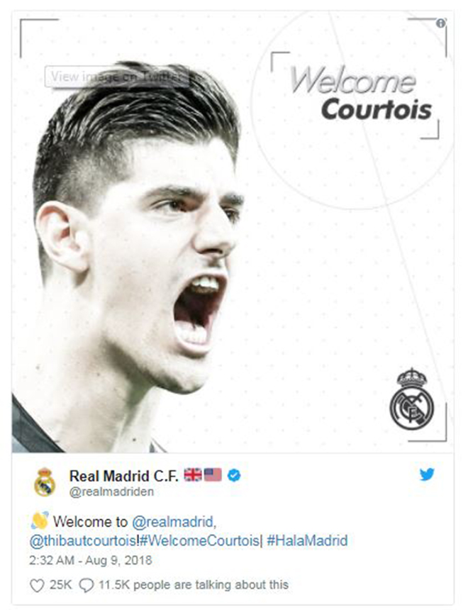 NÓNG: Real Madrid XÁC NHẬN Courtois đã là người của Los Blancos - Bóng Đá