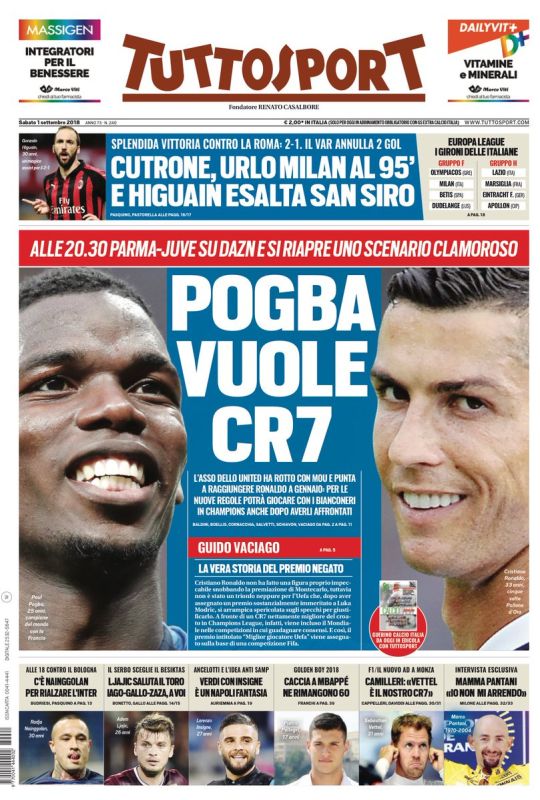 Tờ Tuttosport đăng tin, Pogba sẽ tái hợp với Juventus vào tháng Giêng.