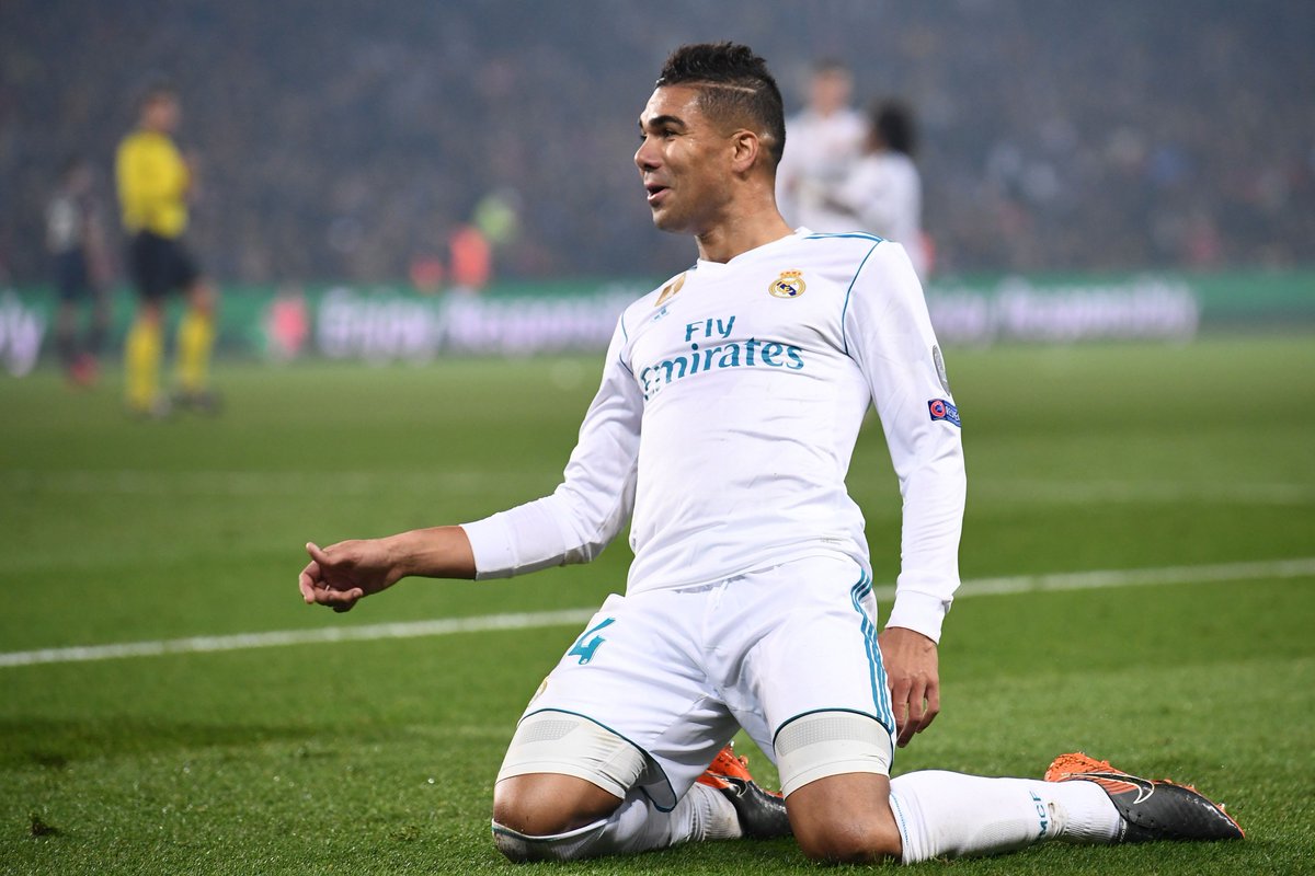 Casemiro đã bỏ túi 6 bàn thắng trong mùa giải năm nay.