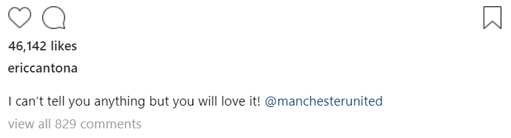Eric Cantona sends Man Utd fans into meltdown after dropping Instagram hint - BÃ³ng ÄÃ¡