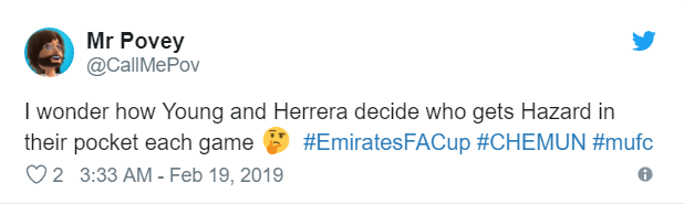 Ander Herrera and Eden Hazard jokes resurface following Manchester United's FA Cup win over Chelsea - Bóng Đá