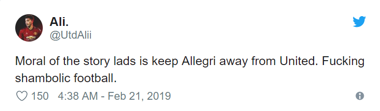 Some Man United fans have decided who they definitely don’t want as manager after tonight’s Champions League results - Bóng Đá