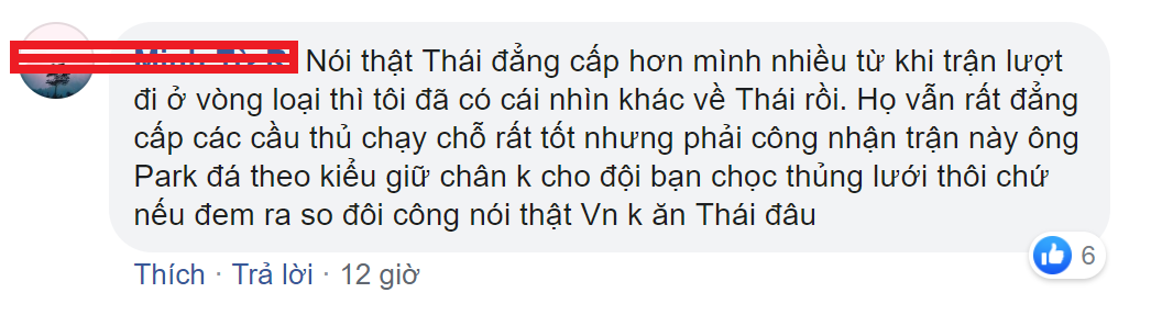 Một bình luận có lẽ sẽ gây ra không ít tranh cãi.