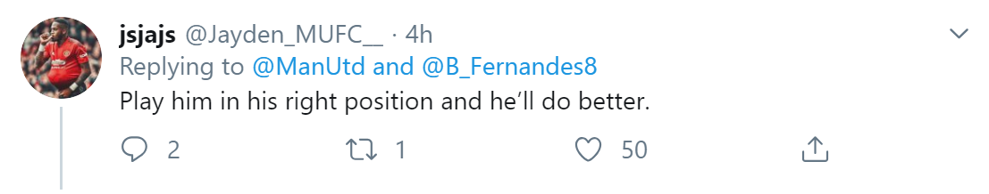 Để cậu ấy đá đúng vị trí sở trường và cậu ấy sẽ làm tốt hơn.