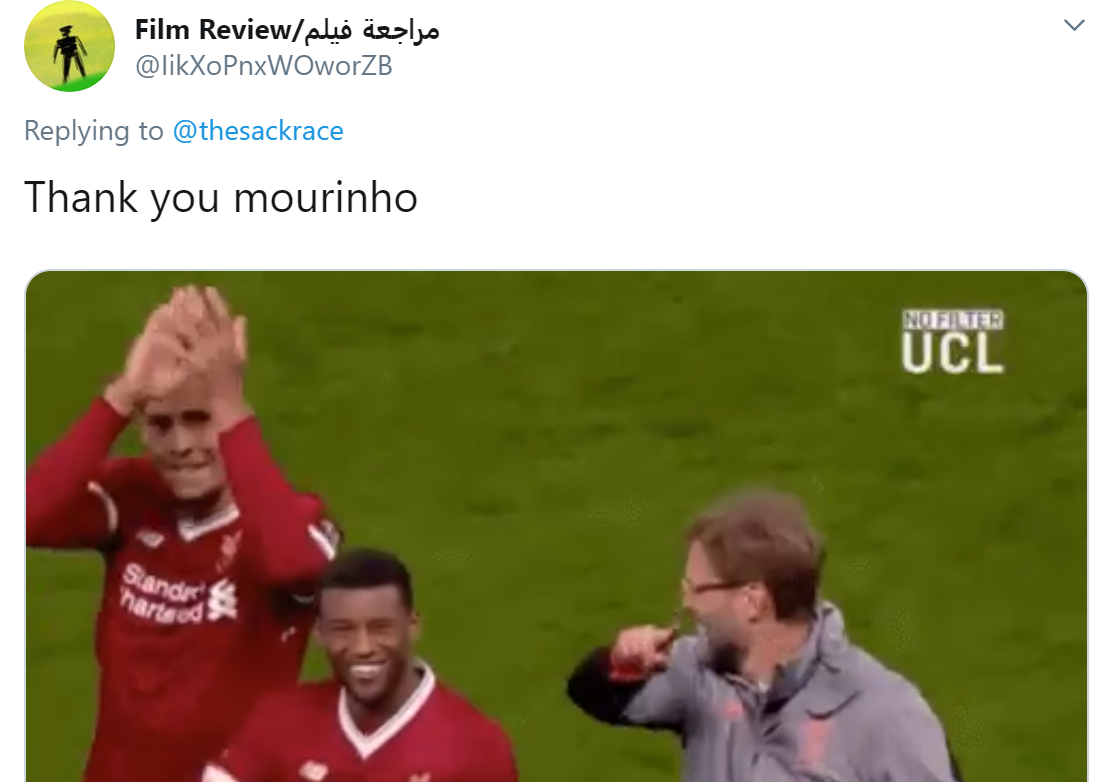 Cảm ơn Mourinho.