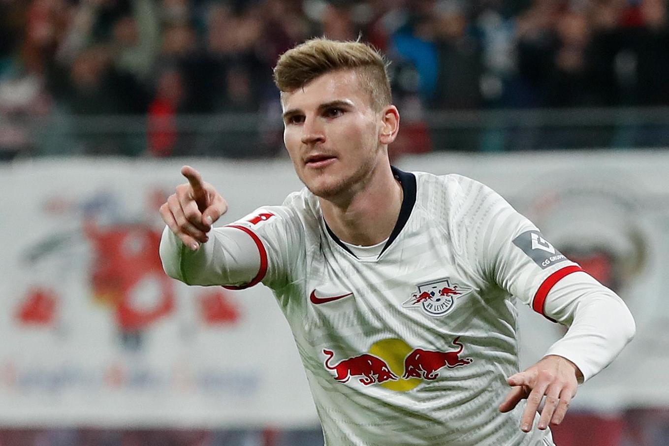Timo Werner của Leipzig cũng là một cái tên có liên hệ với Chelsea.