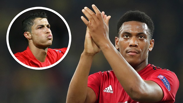 Anthony Martial equals Cristiano Ronaldo's record after Man City win - Bóng Đá