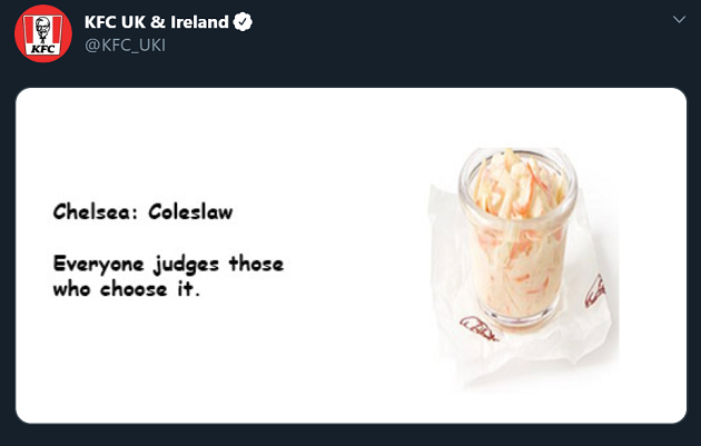 Chelsea: Salad trộn - Tất cả mọi người đều sẽ đánh giá người chọn món này.