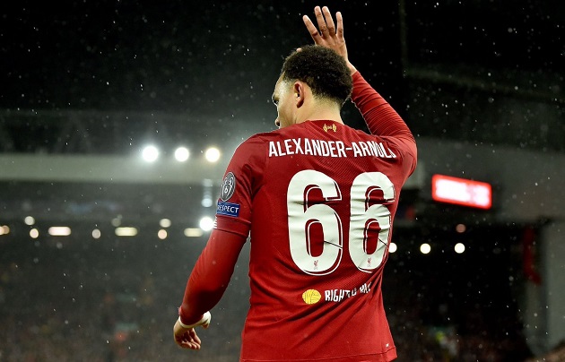 Trent Alexander-Arnold tạt thành công 7/41 lần - Bóng Đá