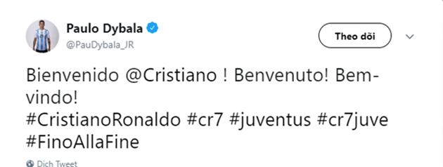 Dybala, Khedira phản ứng thế nào khi Ronaldo đến Juventus? - Bóng Đá