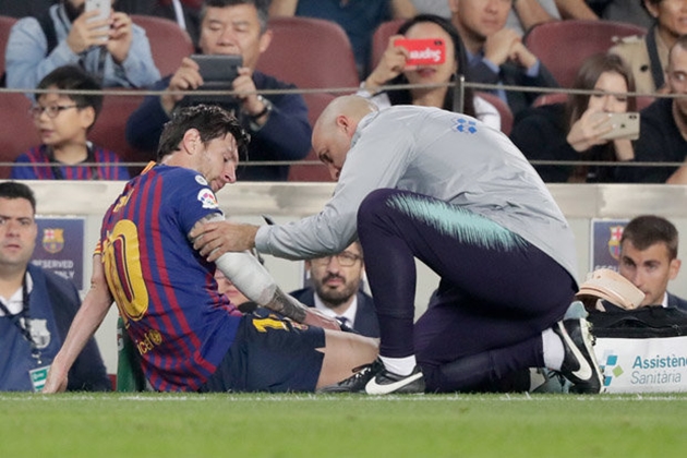 Messi trở lại sân tập - Bóng Đá