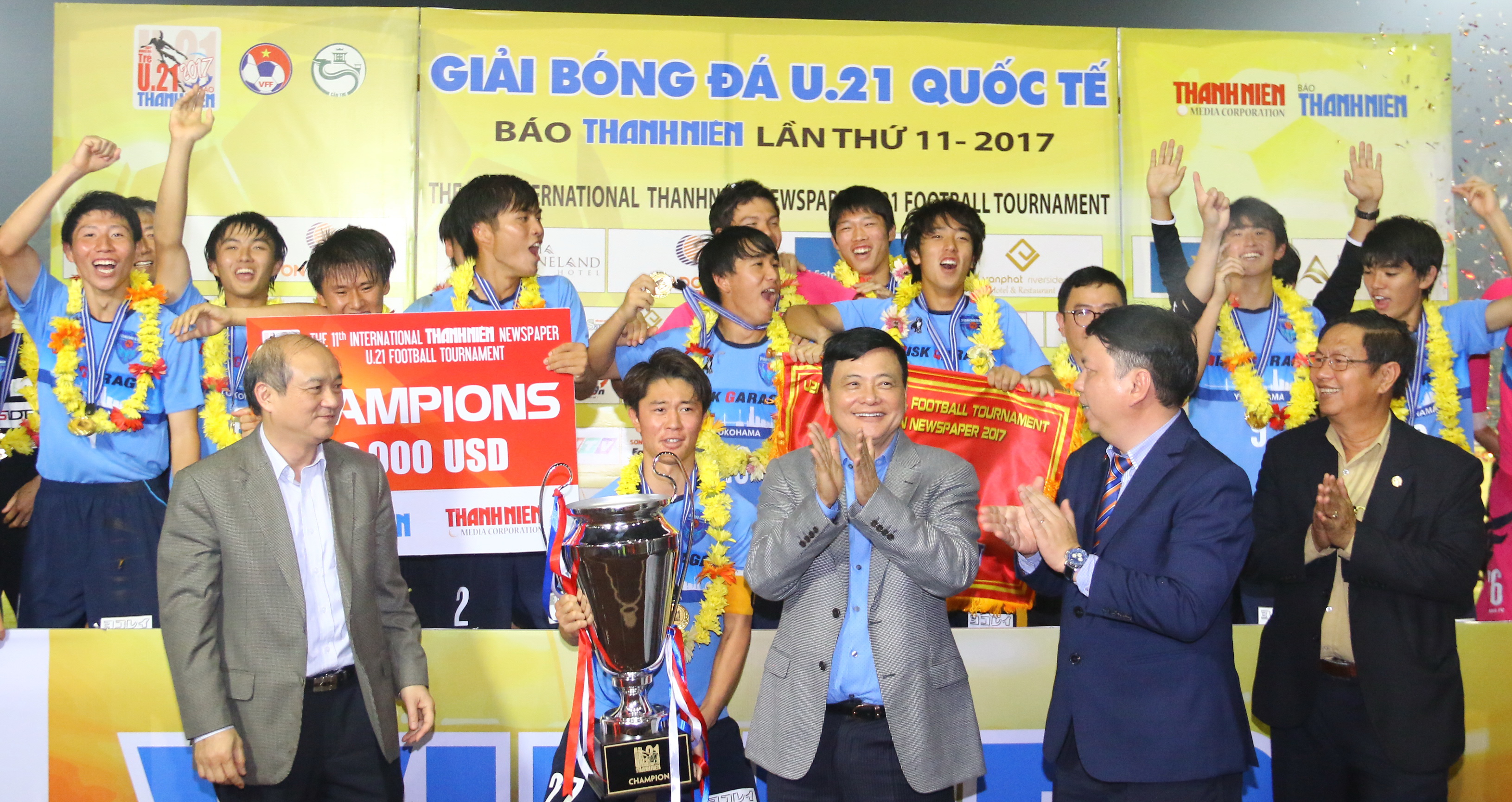 Thua U21 Yokohama, U21 Việt Nam giành ngôi Á quân giải U21 Quốc tế 2017 - Bóng Đá