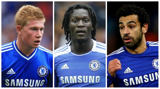 Mourinho đã từng đẩy De Bruyne, Lukaku và Salah đi không chút thương tiếc.