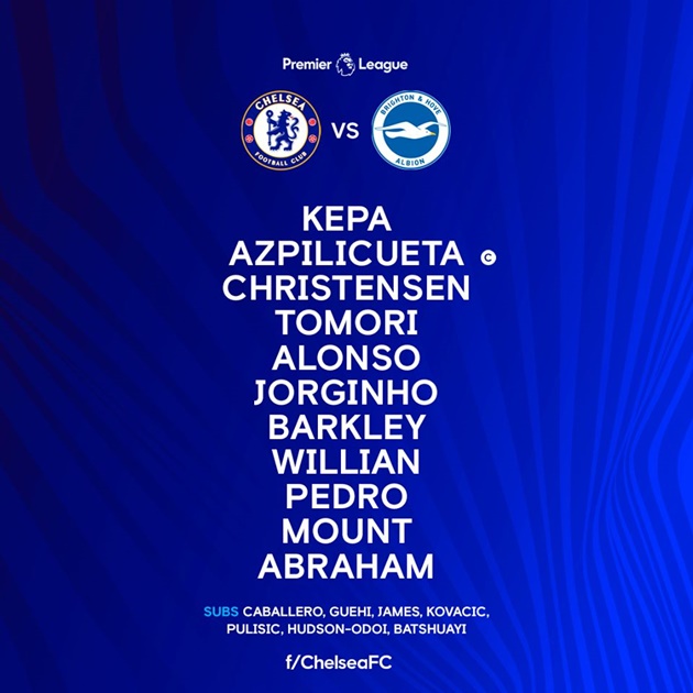 TRỰC TIẾP Chelsea - Brighton: Đội hình dự kiến - Bóng Đá