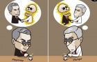 Biếm họa Mourinho và Wenger tự hại lẫn nhau