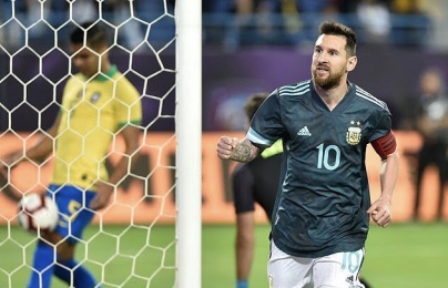  Messi nổ súng, Argentina đánh bại Brazil trong trận “Siêu kinh điển Nam Mỹ” 