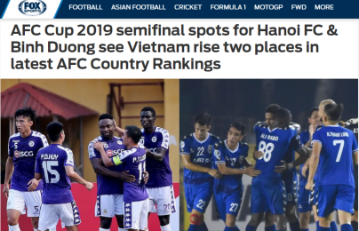  AFC "tặng quà" bóng đá Việt Nam sau khi Hà Nội, Bình Dương đi tiếp tại AFC Cup 
