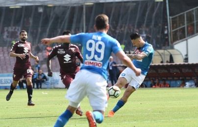  Highlights: Napoli 2-2 Torino (Vòng 36 Serie A) 