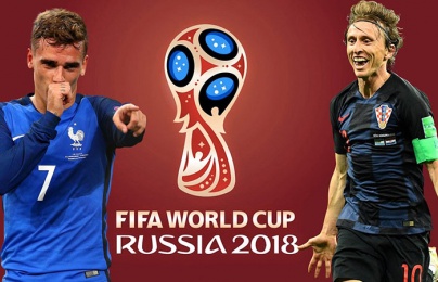  Chung kết World Cup 2018: Griezmann và Modric tranh Quả bóng Vàng 