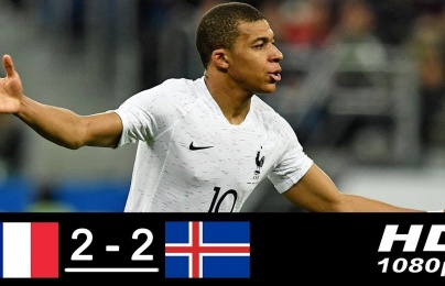  Highlights: Pháp 2-2 Iceland (Giao hữu quốc tế) 
