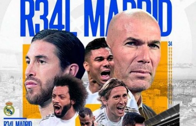  Real Madrid vô địch La Liga mùa giải 2019-20 