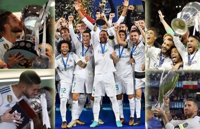  Các cầu thủ Real Madrid kiếm bộn tiền thưởng trong năm 2017 