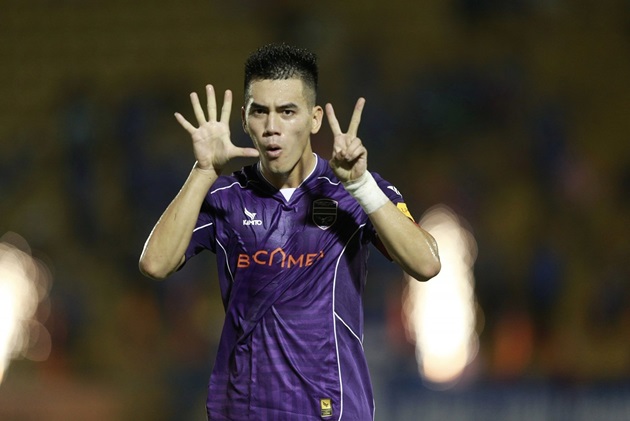Tiến Linh tiếp tục cho thấy phong độ cao ở V.League mùa này.