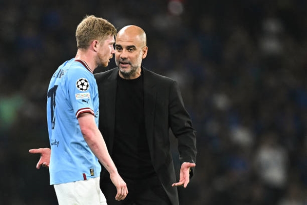 De Bruyne đã thể hiện rõ dấu hiệu tuổi tác.