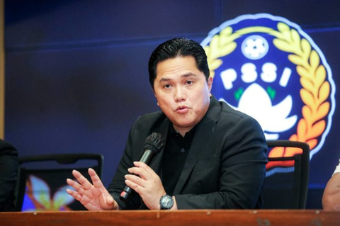 Erick Thohir cho rằng Việt Nam thắng nhờ may mắn.