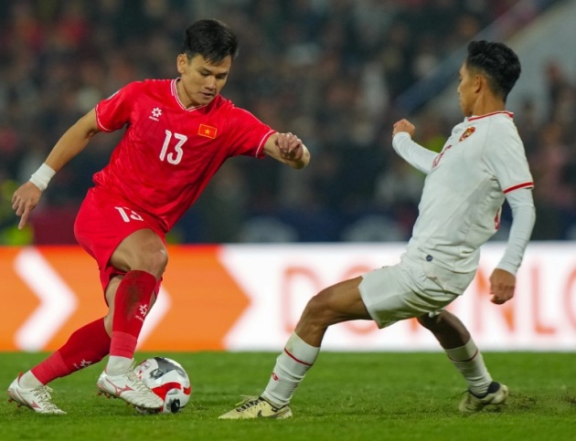 Việt Nam đánh bại Indonesia 1-0 (Ảnh: Thanh Niên).