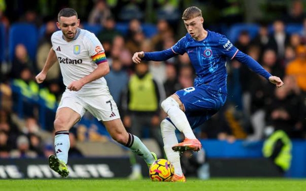 Chelsea áp đảo Aston Villa về nhiều khía cạnh.