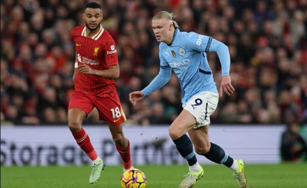 Erling Haaland bị Liverpool phong tỏa hoàn toàn.