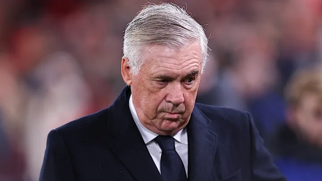 Carlo Ancelotti bất bình với ban lãnh đạo Real Madrid sau chuỗi kết quả không như ý