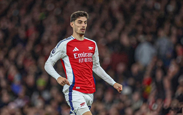 Kai Havertz thăng hoa tại Arsenal.