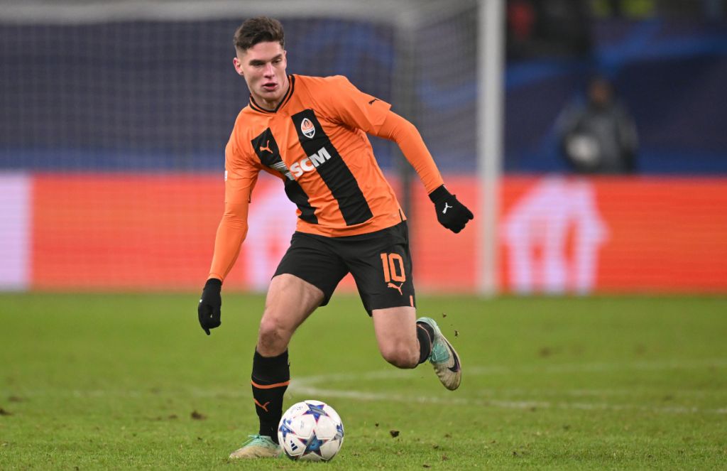 Sudakov đang thi đấu thăng hoa trong màu áo Shakhtar.