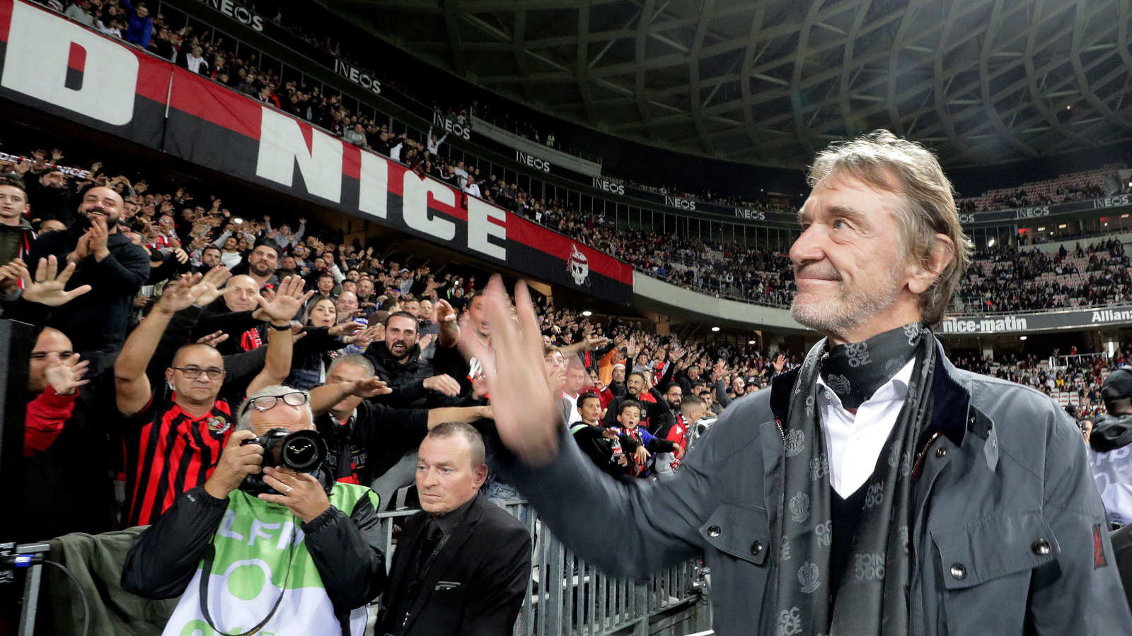Tập đoàn INEOS của Sir Jim Ratcliffe là chủ sở hữu câu lạc bộ Nice.