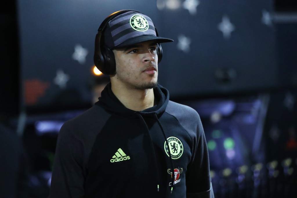 Solanke thời còn chơi cho Chelsea.