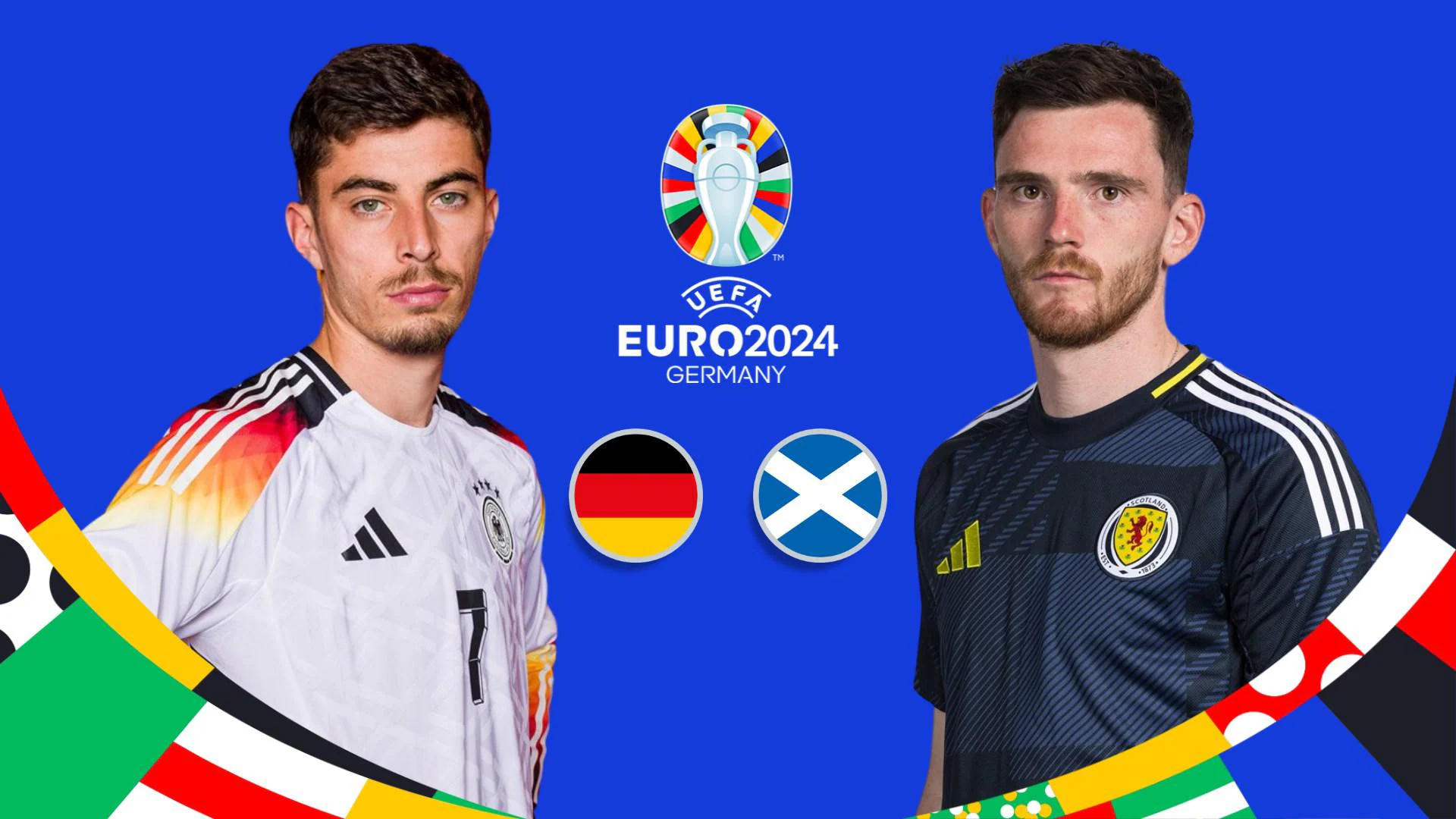 EURO 2024 sẽ chính thức khởi tranh với màn chạm trán giữa chủ nhà Đức với Scotland.