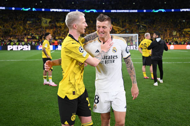 Đây cũng sẽ lần gặp gỡ cuối cùng của Marco Reus và Toni Kroos trên sân cỏ chuyên nghiệp khi cầu thủ này đã tuyên bố giải nghệ sau EURO 2024.