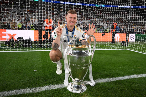 Toni Kroos chia tay Real Madrid với chức vô địch Champions League.