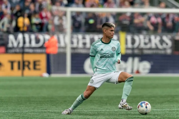 Luiz Araujo trong màu áo câu lạc bộ Atlanta.