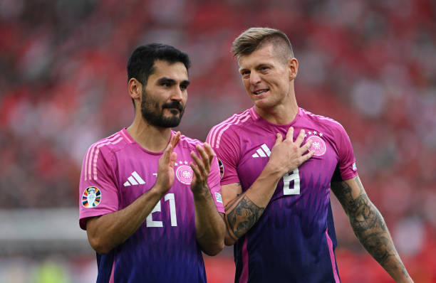 Kinh nghiệm của Ilkay Gundogan và Toni Kroos giúp tuyển Đức thăng hoa ở EURO 2024.