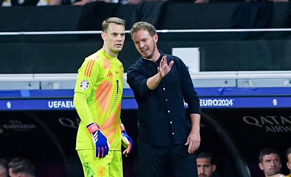 Neuer hỗ trợ rất nhiều cho Nagelsmann.