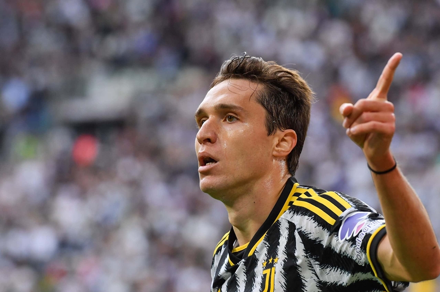 Federico Chiesa trong màu áo Juventus.