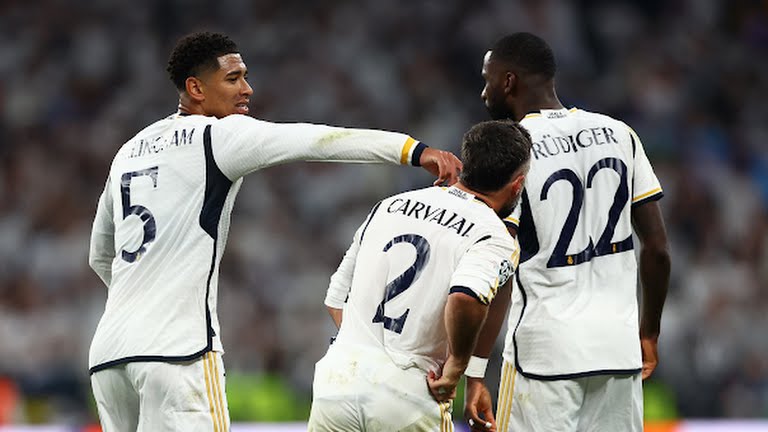 Chung cuộc, Los Blancos thắng Dortmund 2-0 nhờ các pha lập công của Dani Carvajal và Vinicius Junior để giành danh hiệu thứ 15 trong lịch sử CLB.