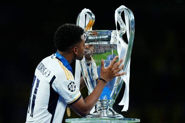 Rodrygo vô địch Champions League cùng Real Madrid.