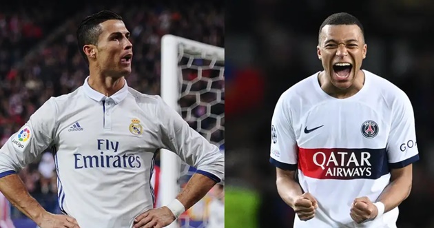 Ronaldo gửi thông điệp cho Mbappe.