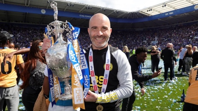 Maresca vừa giúp Leicester đăng quang Championship.