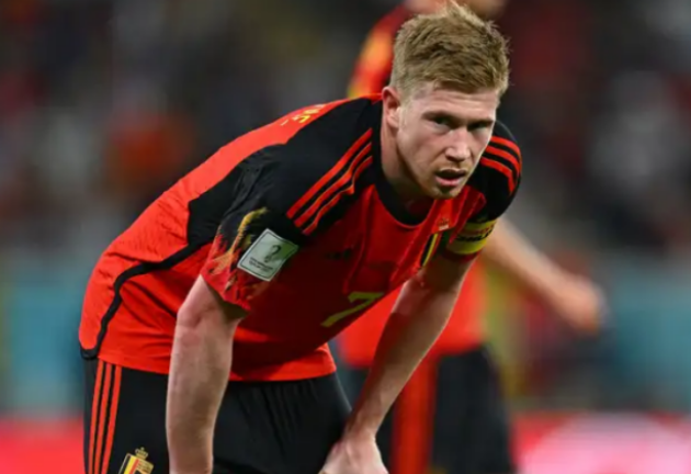 1. Kevin de Bruyne. Ở tuổi 32, De Bruyne tiếp tục đem đến màn thể hiện đẳng cấp trong màu áo CLB lẫn ĐTQG. Với mật độ chấn thương xuất hiện ngày càng thường xuyên hơn, De Bruyne có thể từ giã tuyển Bỉ sau EURO 2024.