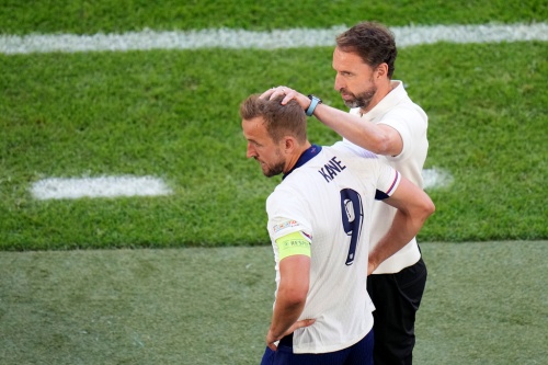 Kane và Southgate.